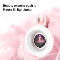 Phone Camera LED Light Micro Pocket Lenses Clip Optical Mobile 100X Magnification Microscope Lens