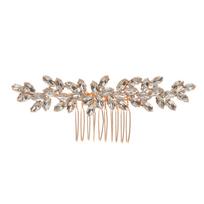 Sparkling Crystal Hair Comb Women Elegant Rhinestone Hairpins Delicate Banquet Party Headbands Bride Wedding Hair Jewelry