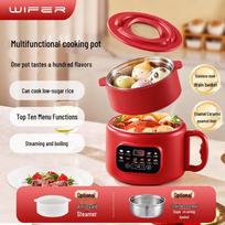 Smart 3L Rice Cooker with Color Screen & Non-stick Pan - Multi-functional for Home