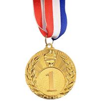 5 cm aukso/sidabro/bronzos medaliai su kaklo juostele, sportiniai apdovanojimai, metaliniai nugalėtojų medaliai talentų šou, vakarėliui, lenktynėms auksas