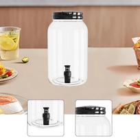 Beverage Dispenser Container with Spigot Cold Water Pitcher Kettle for Camping Gathering juoda