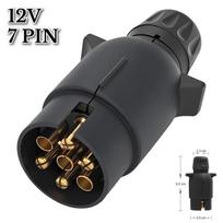 12V 7/13 Pin Trailer Plug Socket Set Plug Trailer RV Plug Socket Car Trailer Coupling Connector EU Plug