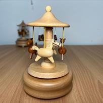 Wooden Music Boxes for Present  Wooden Music Box Gifts for Kids Girlfriend Birthday ( Castle in the Sky) (as the picture,Medium)