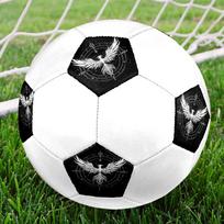 1PC Eternal Phoenix Symbol Soccer Ball Size 5 Football Machine Sewn Indoor/Outdoor Universal Football Gift W79 Size 5