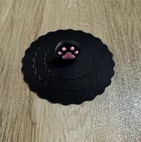 10cm Reusable Silicone Cup Cover Cute Seal Suction Cup Cover Dustproof Leakproof Tea Coffee Lids Cap Cup Accessories gray