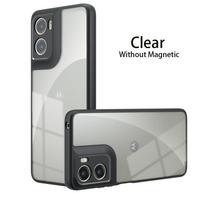 Magsafe magnetinis belaidžio įkrovimo dėklas Motorola Moto G06 MotoG06 5G atsparus smūgiams matinis galinis dangtelis Coque Motorola Moto G06