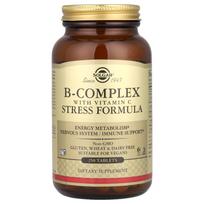 Solgar, B grupės vitaminų kompleksas, Vitaminas C, Streso formulė, 250 tablečių