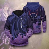 Madingi Unisex Atsipalaidavę NARUTO Gobtuvai Megztinis Lauko Sportas Cosplay Megztiniai su Gobtuvu Didesni Dydžiai Cosplay Kostiumas XS
