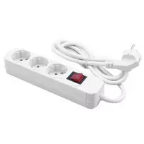 Prailginimo laidas MediaRange MRCS205 1,4 m 3 AC lizdai baltas