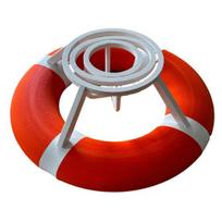 Floating Gyro Cup Holder, The Beer Buoy Floating Drink Holder, Anti Spill Gyro Can Holder, Pool Drink Float for 12oz tamsiai ruda spalva