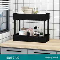 Multi-Layer Floor-Standing Storage Rack for Bathroom, Living Room, and Kitchen Gaps