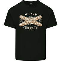 Cigars are My Therapy Funny Smoking Unisexs Light Cotton TShirt S