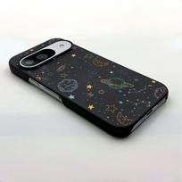 For Google Pixel 11 Pro 10A 10 Pro XL 9A Pixel 8 7A 7Pro 6A 5A Galaxy Planets Micro Matte Thin Hard Phone Case for /Half Wrap Google Pixel Cover Google Pixel 11/11 Pro