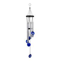 Factory Price Wind Chimes Blue Hand Elephant Heart Pendant for Office and Home Unique Wind Bell Metal Windchime