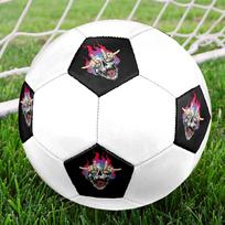 1PC Skull Serpent Flames Soccer Ball Size 5 Football Machine Sewn Indoor/Outdoor Universal Football A81 Size 5