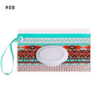 Portable Carrying Case Snap-Strap Tissue Box Wet Wipes Bag Stroller Accessories Cosmetic Pouch 6
