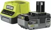 RYOBI RC18120-140X 18V 4Ah akumuliatoriaus rinkinys, ONE+ sistema, ličio jonų baterija (5133005091)