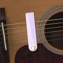 Akustinės gitaros mažinimo stygų triukšmo slopinimo stygos bosui violetinė