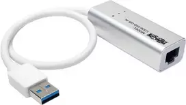 Tripp Lite U336-000-GB-AL USB 3.0 SuperSpeed į Gigabit Ethernet tinklo adapteris - 10/100/1000 - Plug-and-Play - Aliuminis