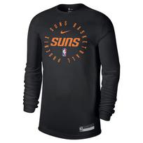 Nike NBA Phoenix Suns 2024/25 Sezono Legendinis Teismo Treniruočių Crew Kaklo Ilgomis Rankovėmis Marškinėliai Vyrams Viršutiniai drabužiai HF1513-010 L