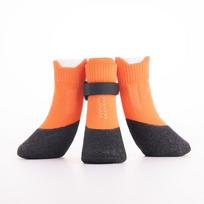 Outdoor Pet Protective Shoes And Socks, Teddy Gold Haired Small And Medium-sized Dog Outdoor Shoes,  Dirt Foot Covers XXS oranžinė