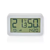 Nedis ZBSC30WT – išmanusis klimato jutiklis – Zigbee 3.0 – maitinamas baterijomis – Android – iOS – baltas