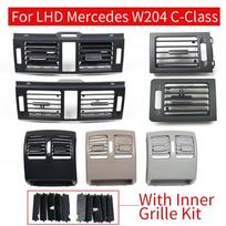 LHD Front Rear Fresh Air Vent Outlet Grille For Mercedes Benz W204 C-Class C180 C200 C220 C230 C260 C300 350 2007-2011 LHD Left Black