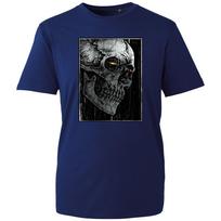 Cybernetic Skull Unisex Tshirt Cyberpunk Scifi Tech Art Gothic Gamer Gift New S