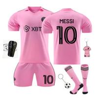 Vaikų Majamio Messi futbolo marškinėliai, ANUTETOUNI® Poliesterio Rožinė sportinė apranga 100-110 CM