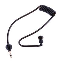 3.5mm Air Tube Mono Single Anti-radiation Headset Earphone Headphone balta