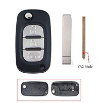 For Renault Clio 3 Kangoo Master Modus Twingo Fluence Megane 2 Duster Symbol Captur Kadjar 2006 Car Key Fob Case Shell Housing
