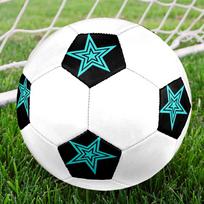 1pc Blue Star Soccer Ball Size 5 Football Machine Sewn Indoor/Outdoor Universal Football Q99 Size 5