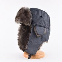 Lei Feng žieminė kepurė vyrams ir moterims: Vandeniui atspari, šilta ir stilinga slidinėjimo kepurė One Size (55-60cm) pilka spalva