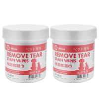 Ramidos 2PC Pet Cat Dog Pašalinkite ašarų žymę Artefact Eye Cleaning Pet šlapias popierinis rankšluostis balta