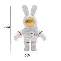 Space Astronaut Refrigerator Stickers Long-eared Rabbit 3D Doll Magnet Magnet Refrigerator Decoration Po Wall Gift