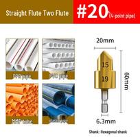 PPR T-Drill Bit Set: 20/25/32mm Water Pipe Repair Reamer for Hole Opening