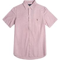 Polo Ralph Lauren Polo Striped Pony Logo Embroidered Button-Down Collar Short Sleeve Shirt Men shirts MNPOWOV1N820252-600 S