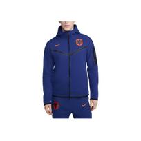 Nike Tech Fleece Windrunner su užtrauktuku ir logotipų siuvinėjimu Vyriškas džemperis su gobtuvu Giliai mėlynas FJ8158-455 S