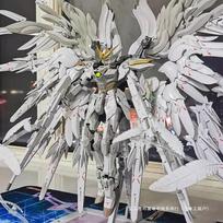 Gundam model kit, Saint Seiya series with wings and base, birthday gift display, youth anime action figure, random colour aero