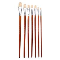 7Pcs Artist Paint Brushes for Watercolor Acrylic Oil Rock Painting Bristle Paint Brush for Rock Canvas Painting 1
