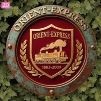 Vintažinis Orient Express skardinis ženklas 8x8 coliai Retro metalinė plokštelė Sienų menas Namų baro kavinės garažo dekoras 20x20 įvairiaspalvis