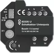 Kištukinis lizdas Busch Jaeger 2CKA008300A0327 — IP20, 51×51×28 mm