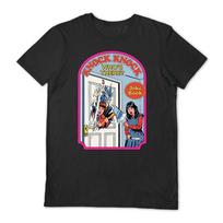Steven Rhodes 100% Cotton T-shirt Mens Tees Top - Knock Knock Who's There? Official Black 3XL gray