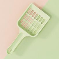 20pcs Cat Litter Scoop Shovel for Small Pets žalia