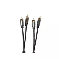 Audio kabelis ShiverPeaks BS20-41155 1,5 m 2xRCA juodas