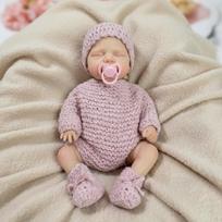30cm Lifelike Reborn Baby Doll Pascale High Elastic Solid Silicone Full Body Simulation Dolls Real Like Sleeping Rebirth Dolls for Kids House Play Toy girl doll
