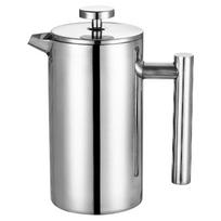 Stainless Steel French Press Coffee Maker 12/27/34oz Insulated Coffee Maker with Micro-Filter Portable Coffee Pot for Camping