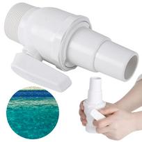 2-Way Ball Valve Float Valve 1.5 - 1.25in Pool Filter Stop Connector Maximum 50 PSI  Rating for Home Backyard Plunge China Mainland
