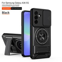 For Samsung A36 Case Galaxy A37 Cover Galaxy A57 Phone Case Magsafe Magnetic Fold Holder Military Armor Camera Protection Cover Galaxy A57