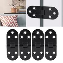 4 Pcs 80*30mm Flip Top Hinges Black Cabinet Door Hinges Durable Folding Table Hinges  Cabinet